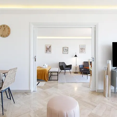 Suite Riviera - Sea View - Clim - 50M Plage - Residence De Standing - Spacieux 180 M2 - Parking Cannes Exterior photo
