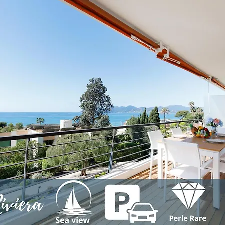 Suite Riviera - Sea View - Clim - 50M Plage - Residence De Standing - Spacieux 180 M2 - Parking Cannes Exterior photo